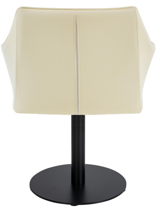 Liggestol Damaso imiteret læder, creme