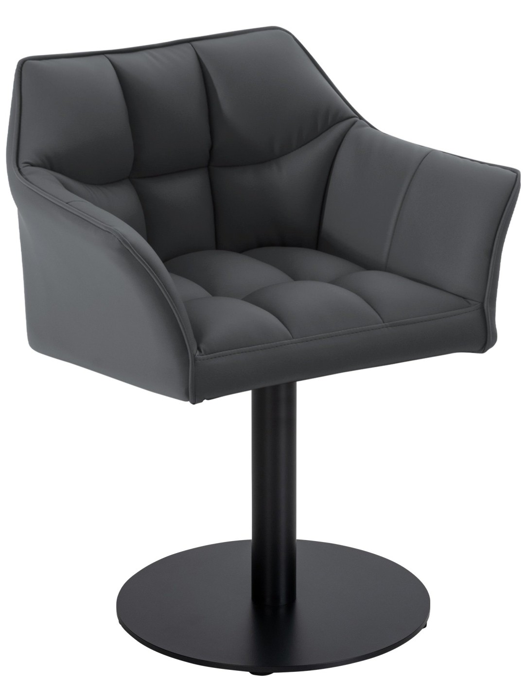 Liggestol Damaso imiteret læder, grå