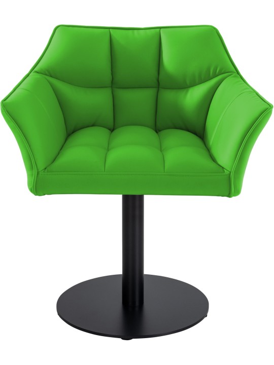 Liggestol Damaso imiteret læder, grøn