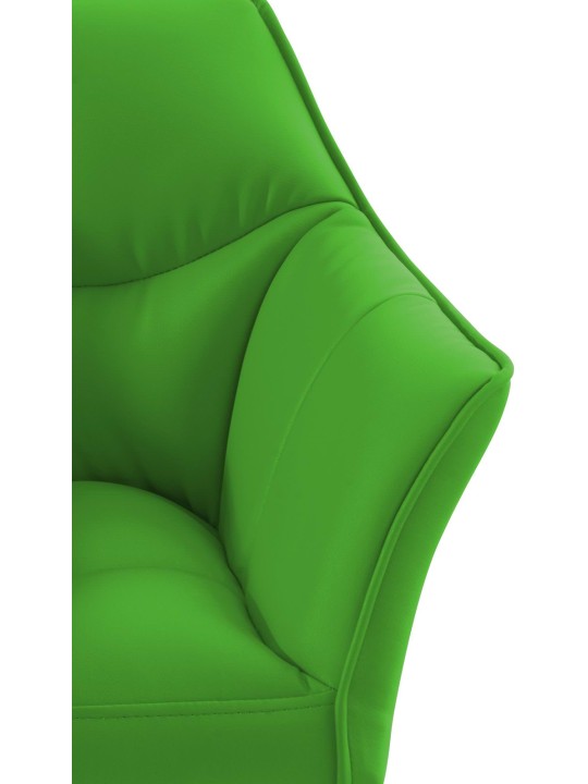 Liggestol Damaso imiteret læder, grøn