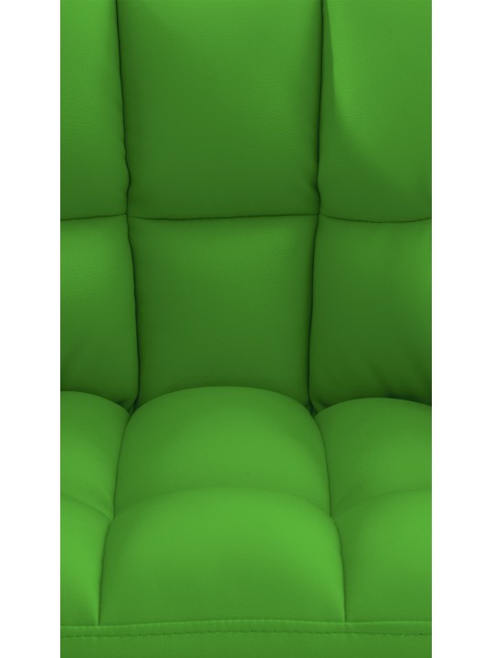 Liggestol Damaso imiteret læder, grøn