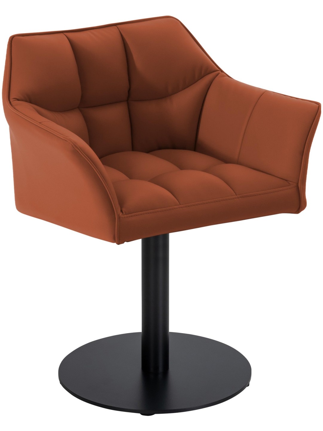 Liggestol Damaso imiteret læder, lysebrun