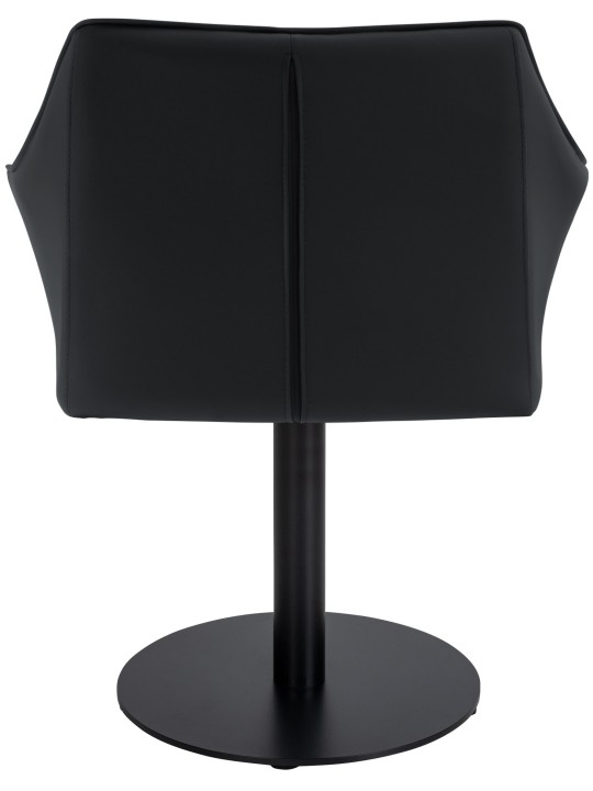 Liggestol Damaso imiteret læder, sort