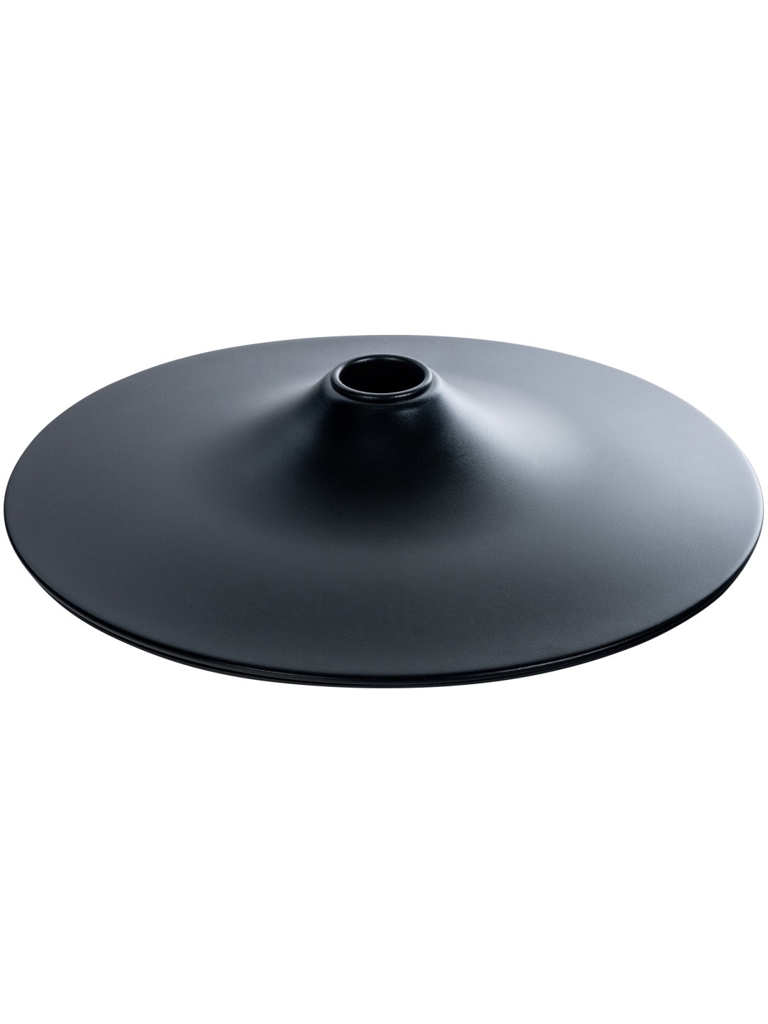 Bundplade 45 cm, sort
