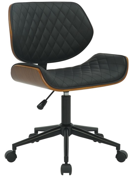 Kontorstol Harvest imiteret læder, valnød/sort Kontorstol Harvest imiteret læder, valnød/sort