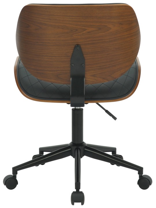 Kontorstol Harvest imiteret læder, valnød/sort Kontorstol Harvest imiteret læder, valnød/sort