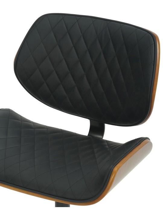 Kontorstol Harvest imiteret læder, valnød/sort Kontorstol Harvest imiteret læder, valnød/sort