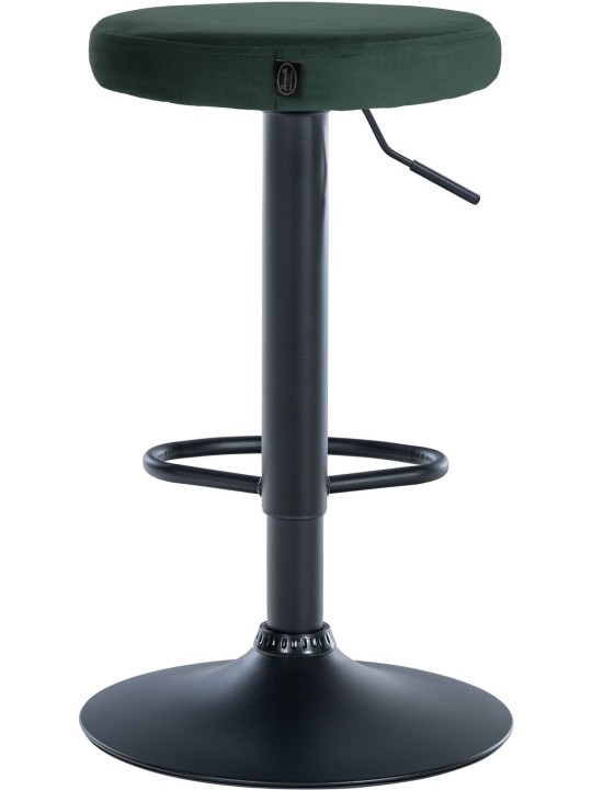 Sæt med 2 barstole Ponte velvet, grøn