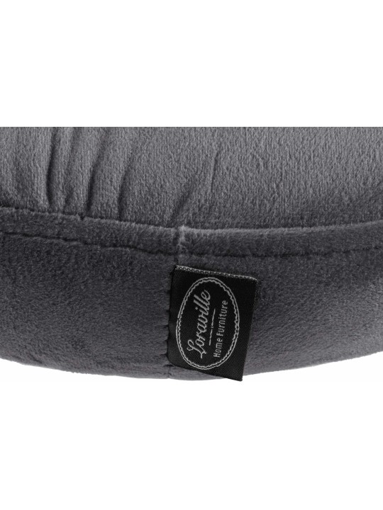 Sæt med 2 barstole Ponte velour chrome, mørkegrå Sæt med 2 barstole Ponte velour chrome, mørkegrå