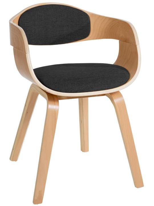 Besøgsstol Kingston stof, natur/mørkegrå Besøgsstol Kingston stof, natur/mørkegrå