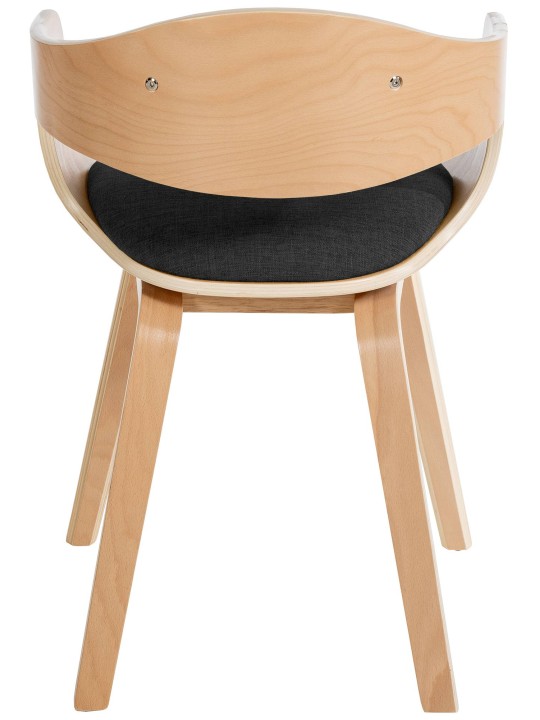 Besøgsstol Kingston stof, natur/mørkegrå Besøgsstol Kingston stof, natur/mørkegrå