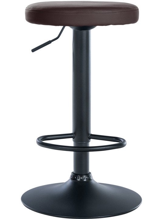 Sæt med 2 barstole Ponte imiteret læder, brun Sæt med 2 barstole Ponte imiteret læder, brun