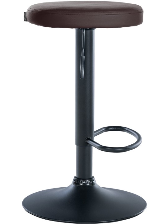 Sæt med 2 barstole Ponte imiteret læder, brun Sæt med 2 barstole Ponte imiteret læder, brun