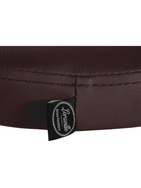 Sæt med 2 barstole Ponte imiteret læder, brun Sæt med 2 barstole Ponte imiteret læder, brun