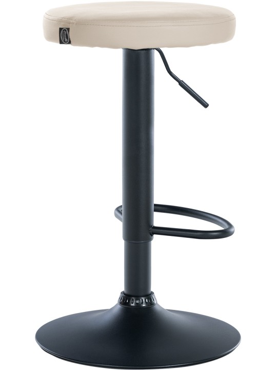 Sæt med 2 barstole Ponte imiteret læder, creme Sæt med 2 barstole Ponte imiteret læder, creme