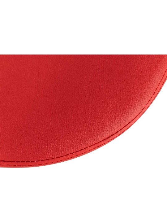 Sæt med 2 barstole Ponte imiteret læder, rød