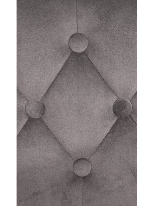 Barstol Dublin fløjlskrom, grå