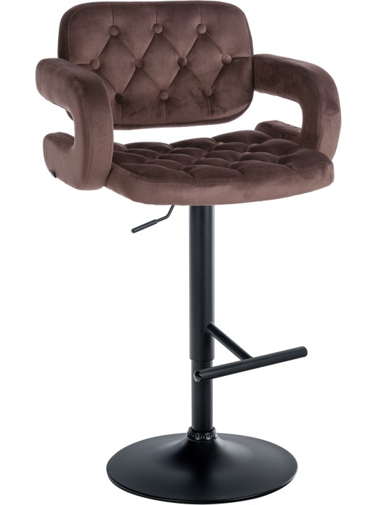 Barstol Dublin fløjl, brun Barstol Dublin fløjl, brun