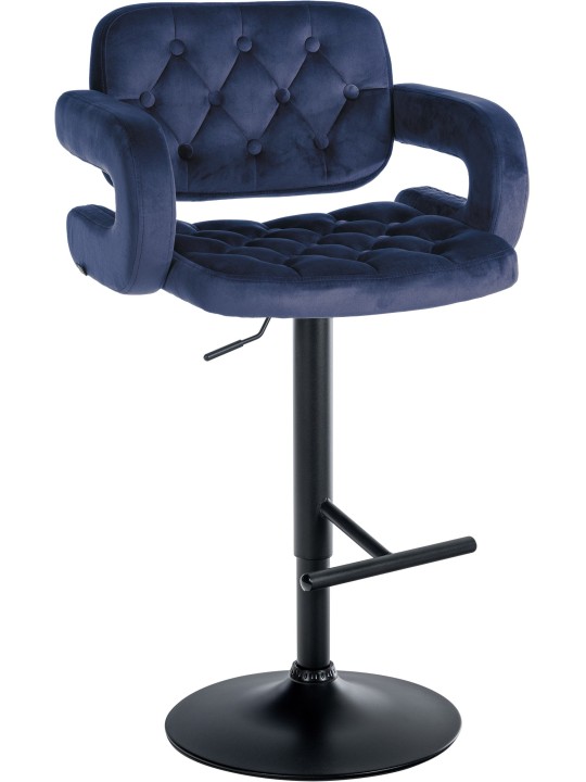 Barstol Dublin fløjl, blå Barstol Dublin fløjl, blå