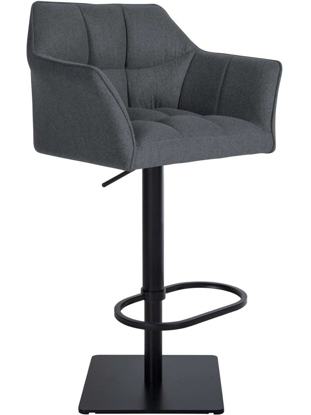 Barstol Damaso B filt, grå