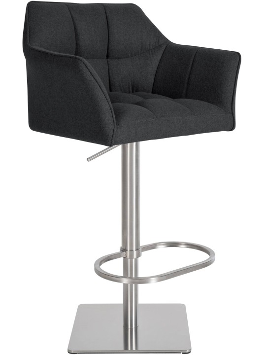 Bar stool Damaso E felt, antracit