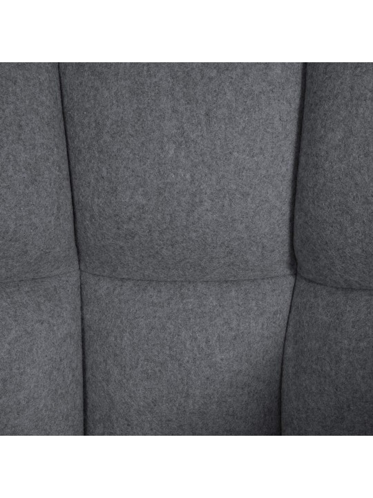 Bar stool Damaso E felt, grå