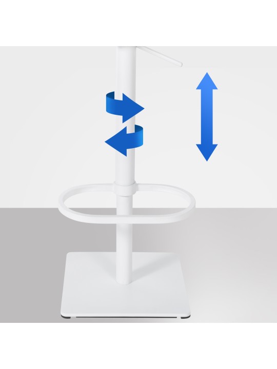 Barstol Damaso W filt, grå Barstol Damaso W filt, grå