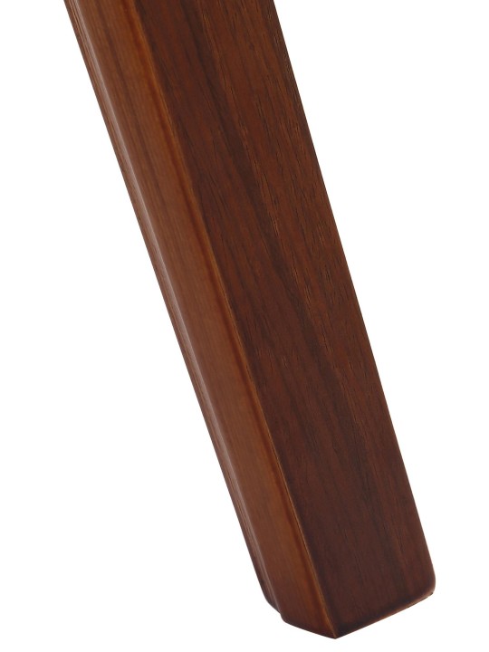 Sæt med 2 stole Kingston stof, valnød/mørkegrå