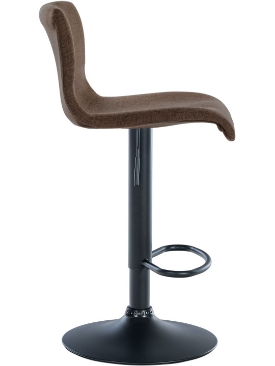 Sæt med 2 barstole Branford stof, brun