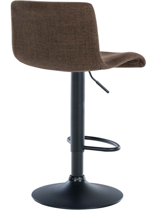 Sæt med 2 barstole Branford stof, brun