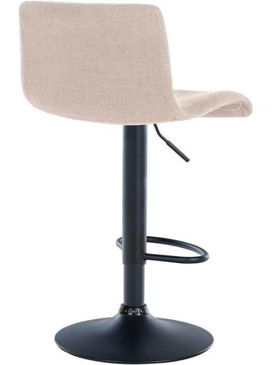 Sæt med 2 barstole Branford stof, creme