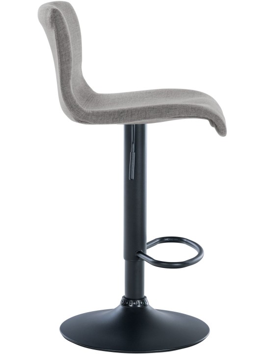 Sæt med 2 barstole Branford stof, lysegrå