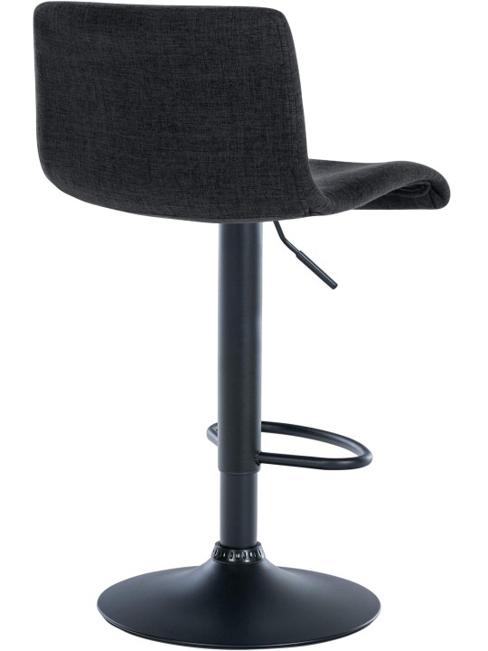 Sæt med 2 barstole Branford stof, sort