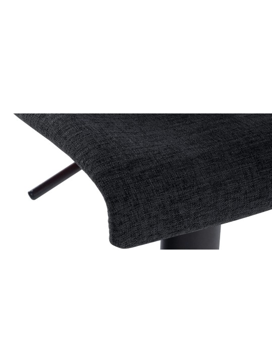 Sæt med 2 barstole Branford stof, sort