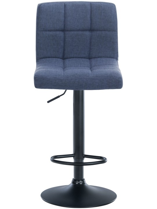 Sæt med 2 barstole Calma stof, blå