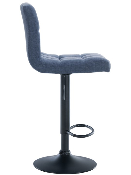 Sæt med 2 barstole Calma stof, blå