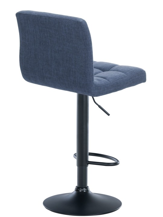 Sæt med 2 barstole Calma stof, blå