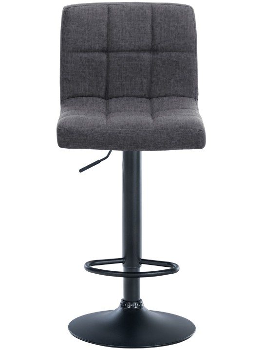 Sæt med 2 barstole Calma stof, lysegrå