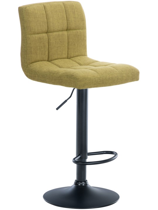 Sæt med 2 barstole Calma stof, lysegrøn