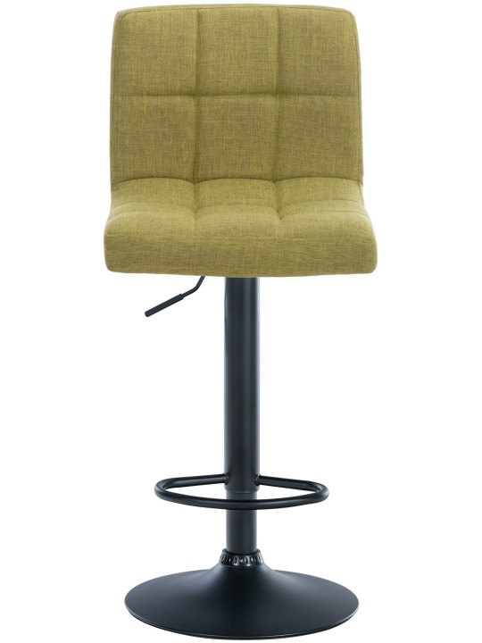 Sæt med 2 barstole Calma stof, lysegrøn