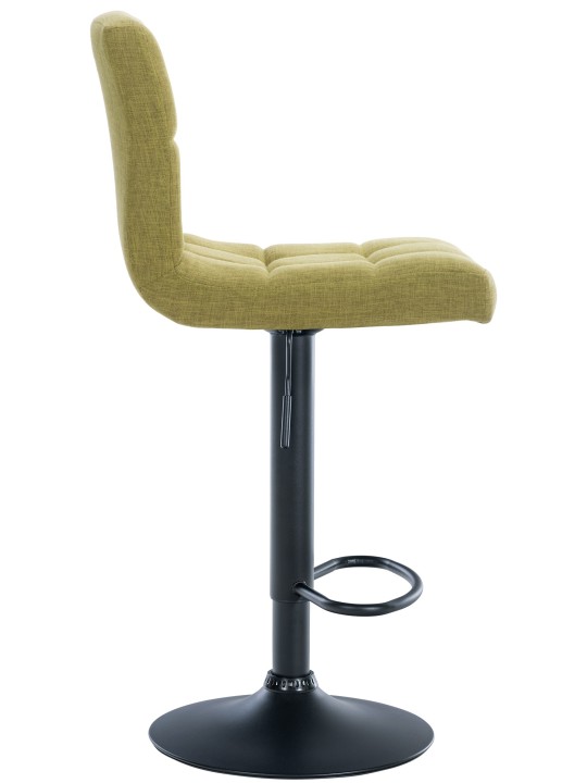 Sæt med 2 barstole Calma stof, lysegrøn