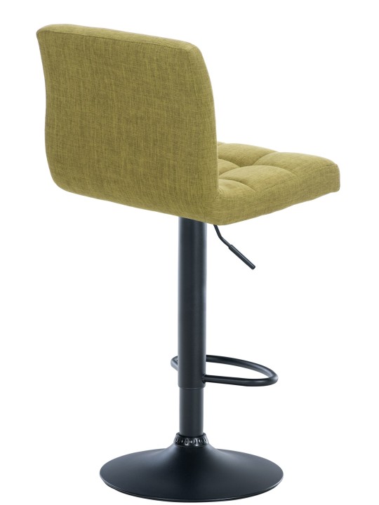 Sæt med 2 barstole Calma stof, lysegrøn