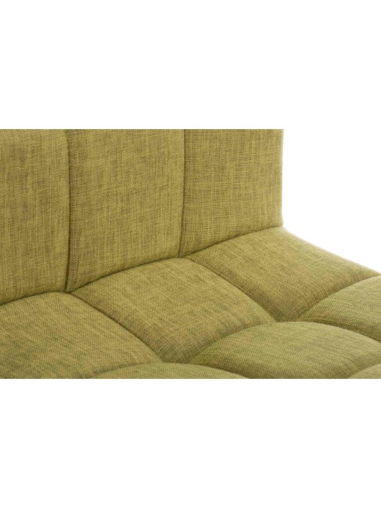 Sæt med 2 barstole Calma stof, lysegrøn