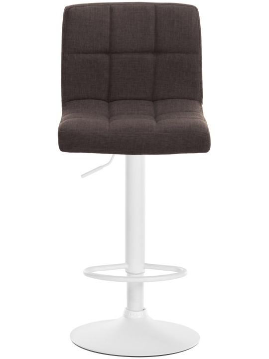 Sæt med 2 barstole Calma stof, brun