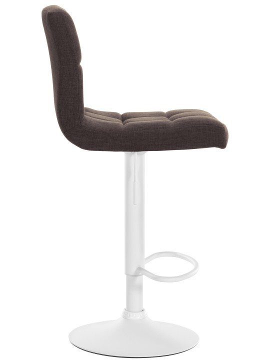 Sæt med 2 barstole Calma stof, brun