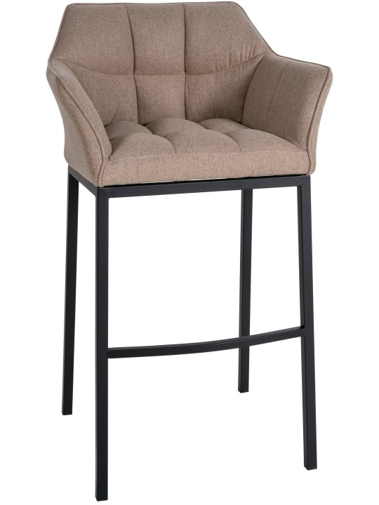Barstol Damaso B filt med 4 fods stel, taupe Barstol Damaso B filt med 4 fods stel, taupe