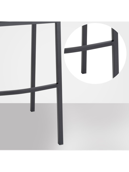 Barstol Damaso B filt med 4 fods stel, taupe Barstol Damaso B filt med 4 fods stel, taupe