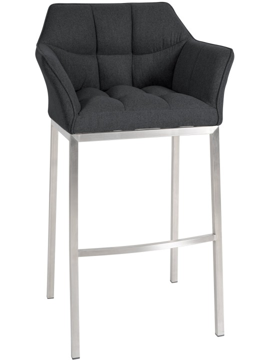 Barstol Damaso E filt med 4 fods stel, antracit Barstol Damaso E filt med 4 fods stel, antracit