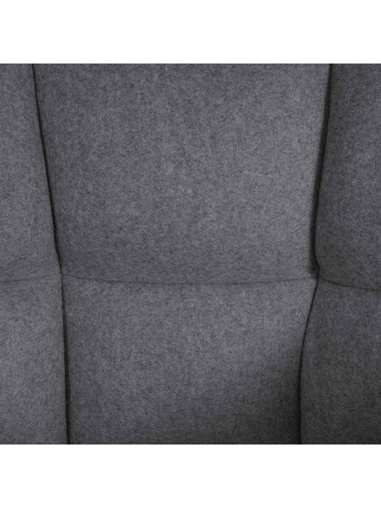 Barstol Damaso W filt med 4 fods stel, grå Barstol Damaso W filt med 4 fods stel, grå