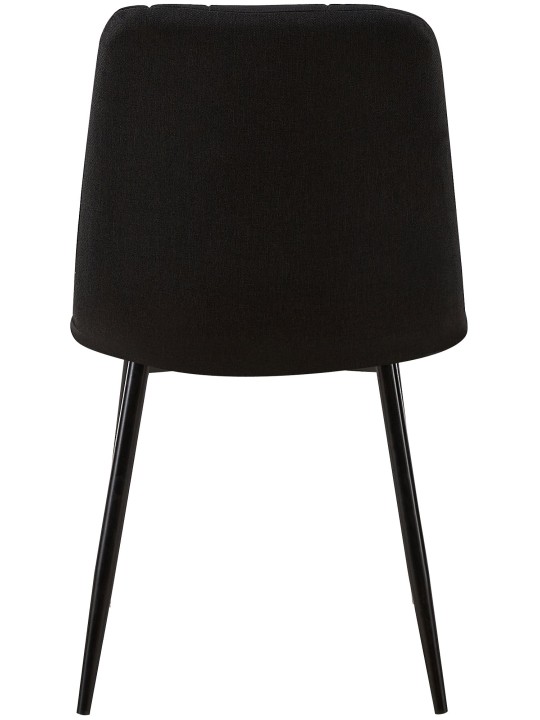 Stol Dijon stof, sort Stol Dijon stof, sort